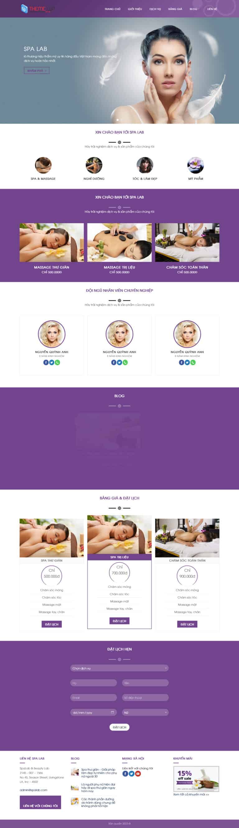 Theme wordpress spa 6