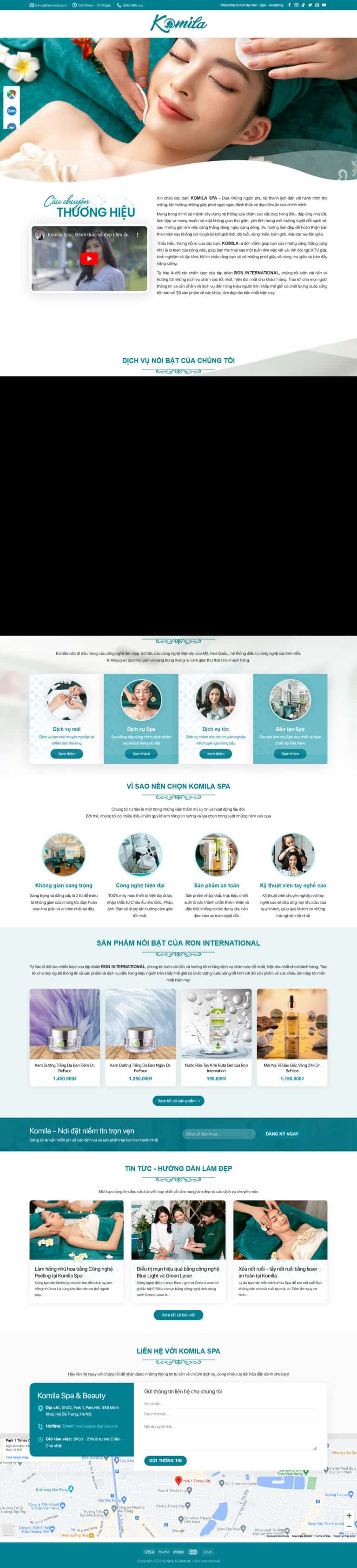 Theme wordpress spa 7